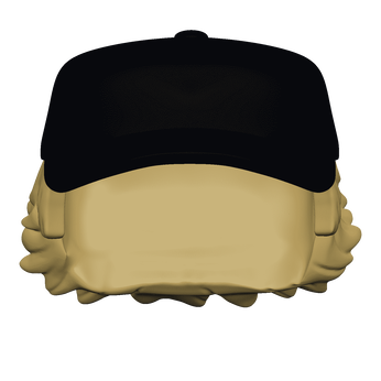 BAP: Hair- ML BLND W/Hat(BK), Image 1